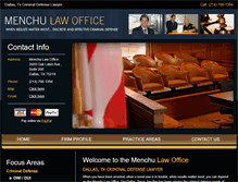 Tablet Screenshot of menchulaw.com